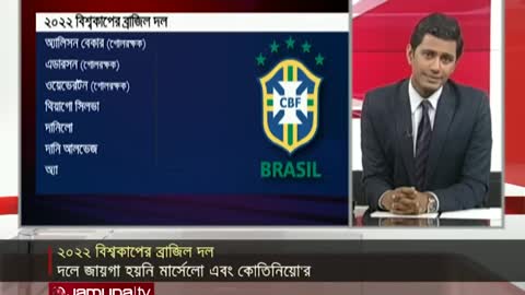 ফিফা বিশ্বকাপ ২০২২ এর জন্য স্কোয়াড ঘোষণা করেছে ব্রাজিল | Brazil World Cup Team