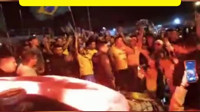 apoiadores a manifestação