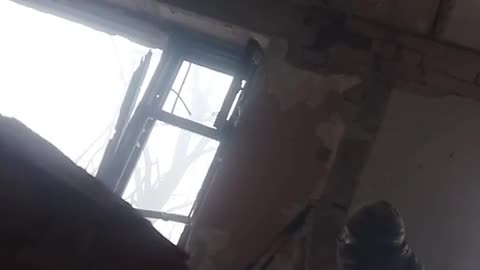 A fragment of the battle in Marinka.