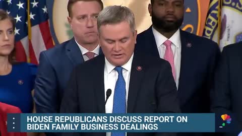 Rep. Comer Unveils Report On The Biden Family's Business Dealings