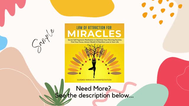 Law of Attraction for Miracles: Secret Self Hypnosis Meditation