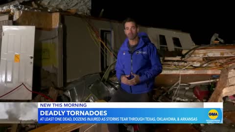 18 Destructive tornadoes rip through South Central US GMA