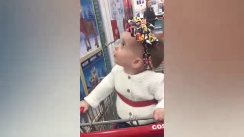 Christmas funny baby fails