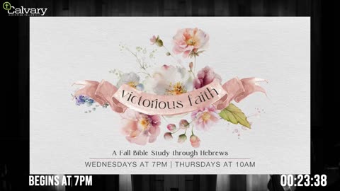 Women's Bible Study 11.08.2023 7PM