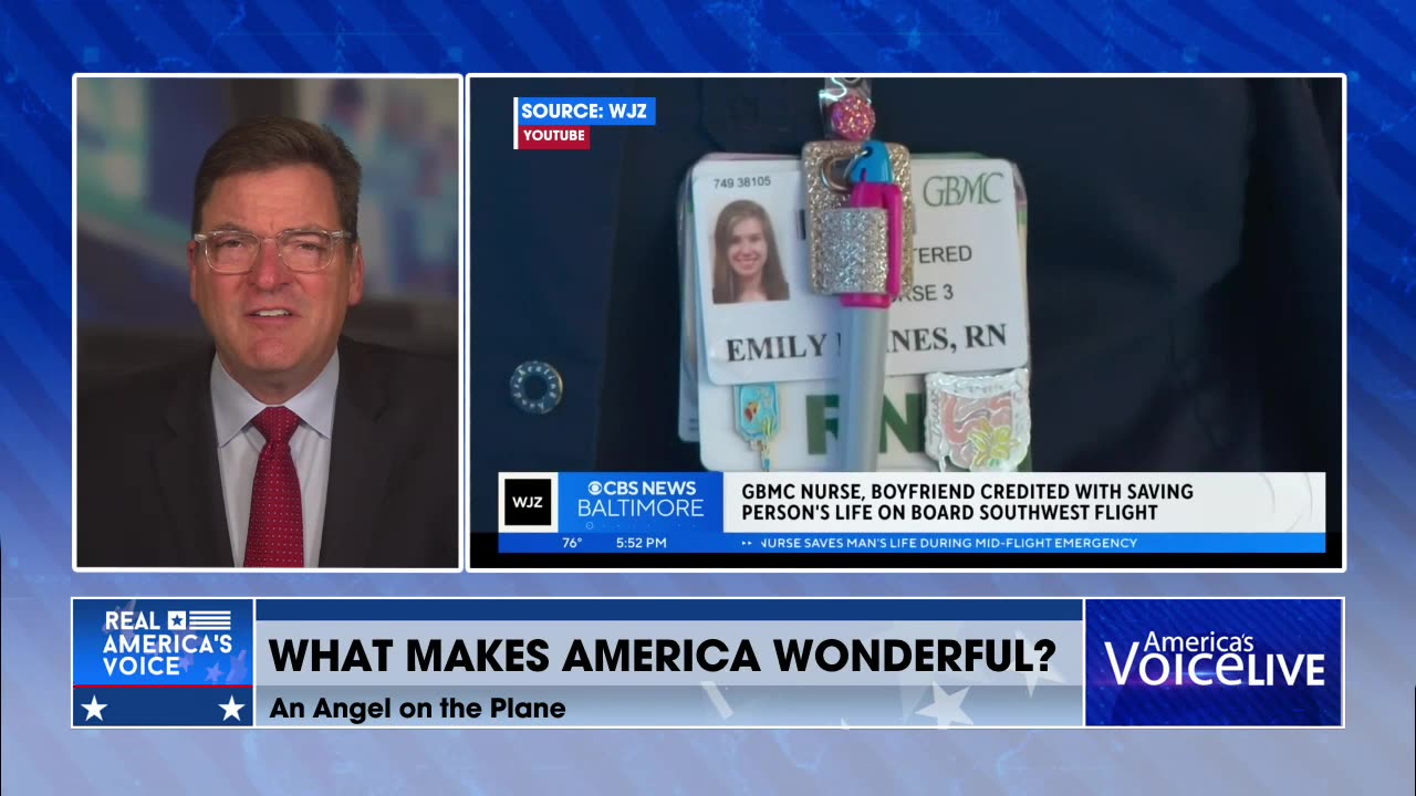 What Makes America Wonderful? An angel in the sky