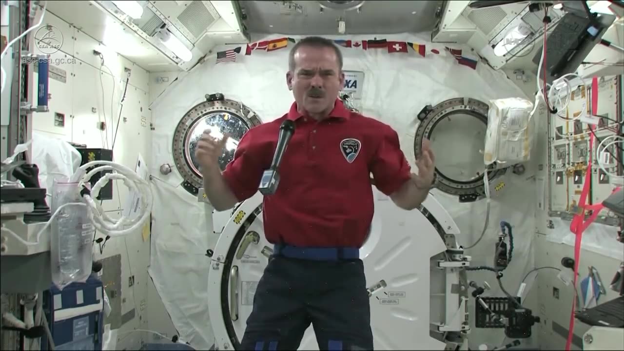 getting sick in space nasa video