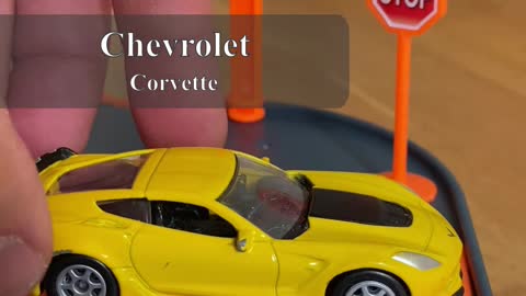 Six Toy Cars Slide Down