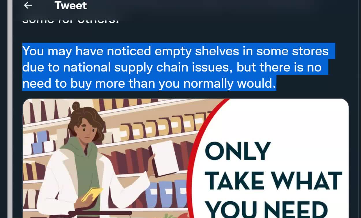 DC Mayor Asks You NOT to Stock Up on Food and Supplies