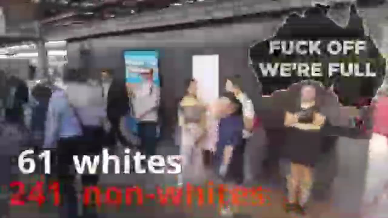 Australia's Under Attack Fight Back White Man