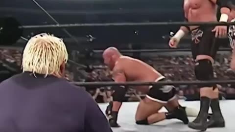 Goldberg Destroys to everyone in this match unseen match