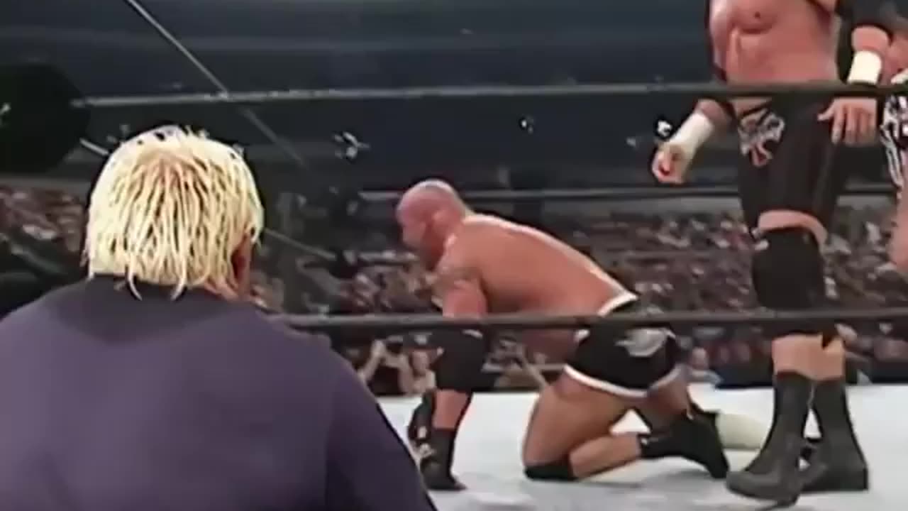 Goldberg Destroys to everyone in this match unseen match