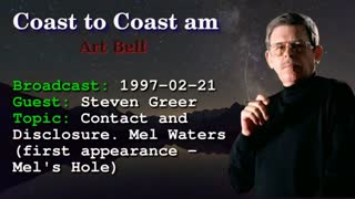 Coast to Coast AM with Art Bell - Steven Greer, Disclosure. (first appearance Mel's Hole)1997-02-21
