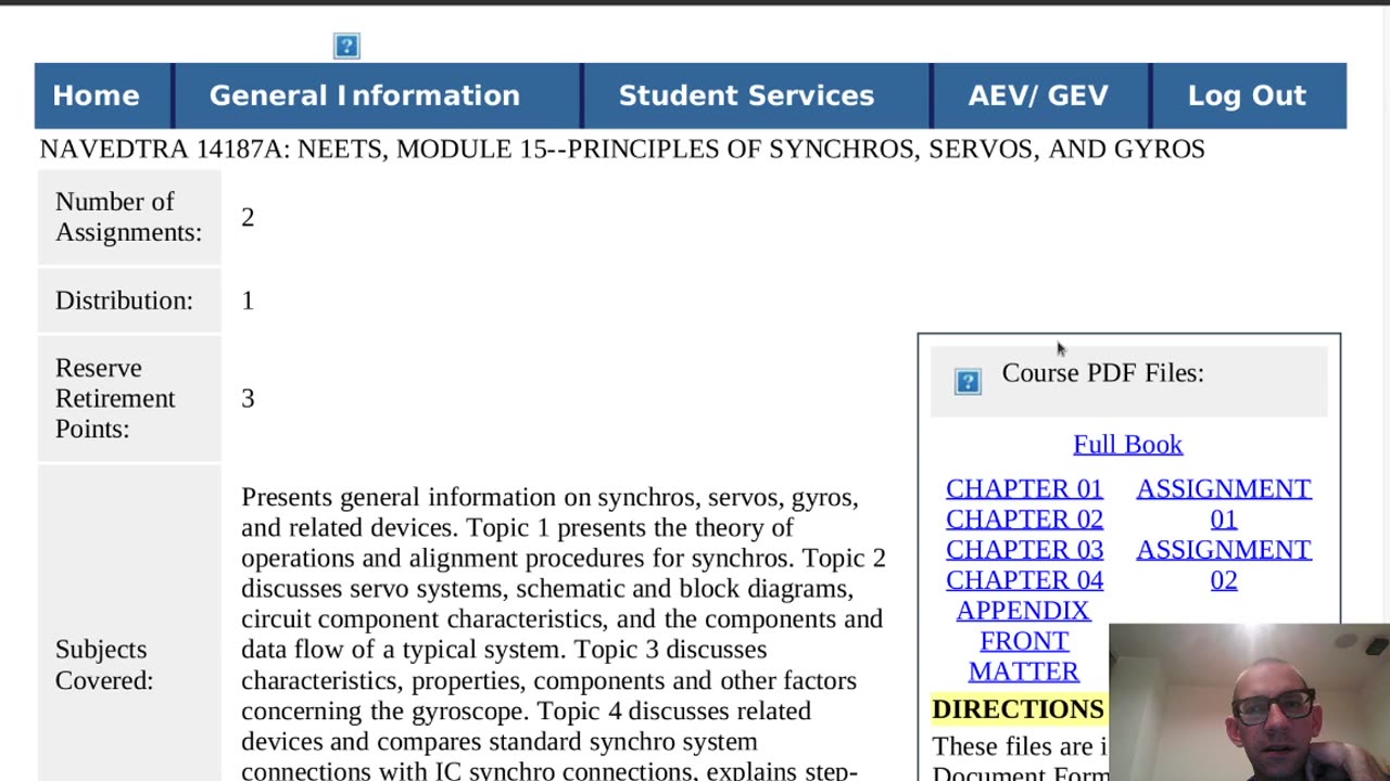Summary of NAVEDTRA 14187A - NEETS Module 15--Principles of Synchros, Servos, And Gyros