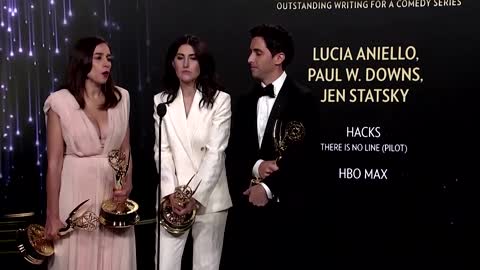 Backstage with the 2021 Emmy Awards winners