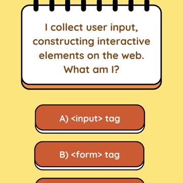 HTML's Form Architect - Coding Riddles #codingproblems
