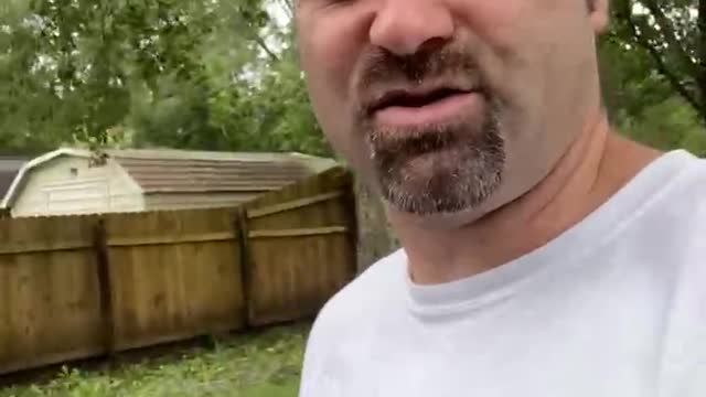 Morning After Hurricane IDA in St Tammany Parish Louisiana