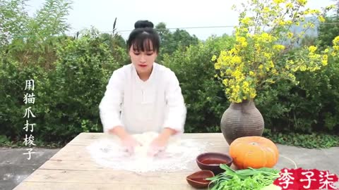 A rustic dish of the country - liziqi