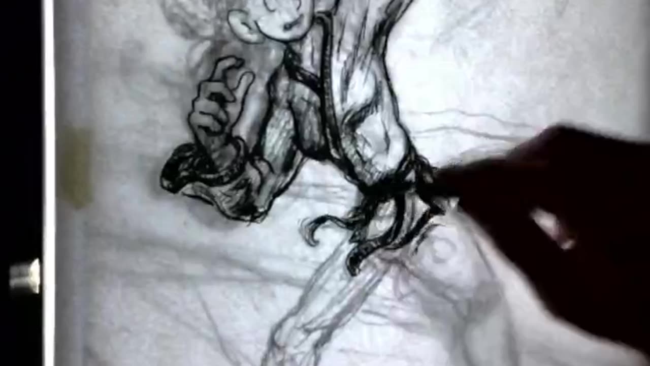 Charcoal Art for the Cover of Jane Smith: Wannabe Gladiator
