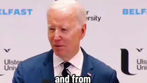 Lyin' Biden says he is English and from Nottingham 😂😂🤡🌎