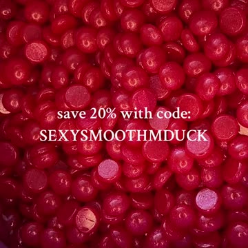 901selflove Melts Sexy Smooth Cherry Desire Hard Wax | Waxing Demo