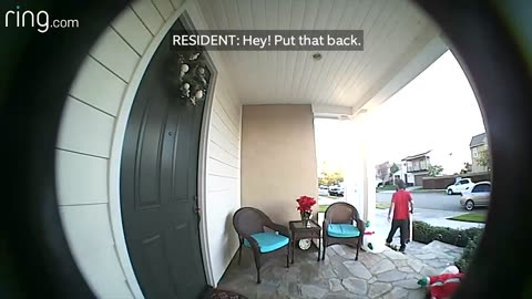 Owner Used Her Doorbells Two-Way Talk To Stop Package Thief