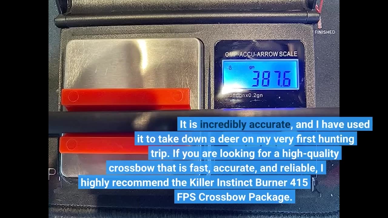 Customer Feedback: Killer Instinct Burner 415 FPS Crossbow Package (Gray Camo) with Crossbows S...
