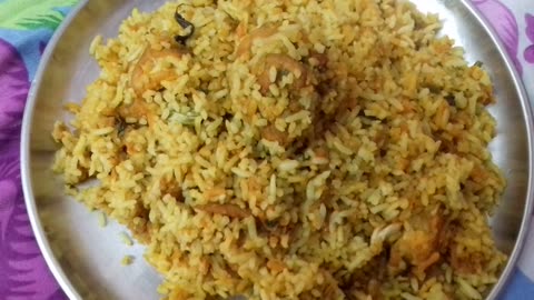 Today I made very tasty spicy chicken biryani delicious