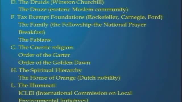 The Case for Satanic Conspiracy - Stan Monteith