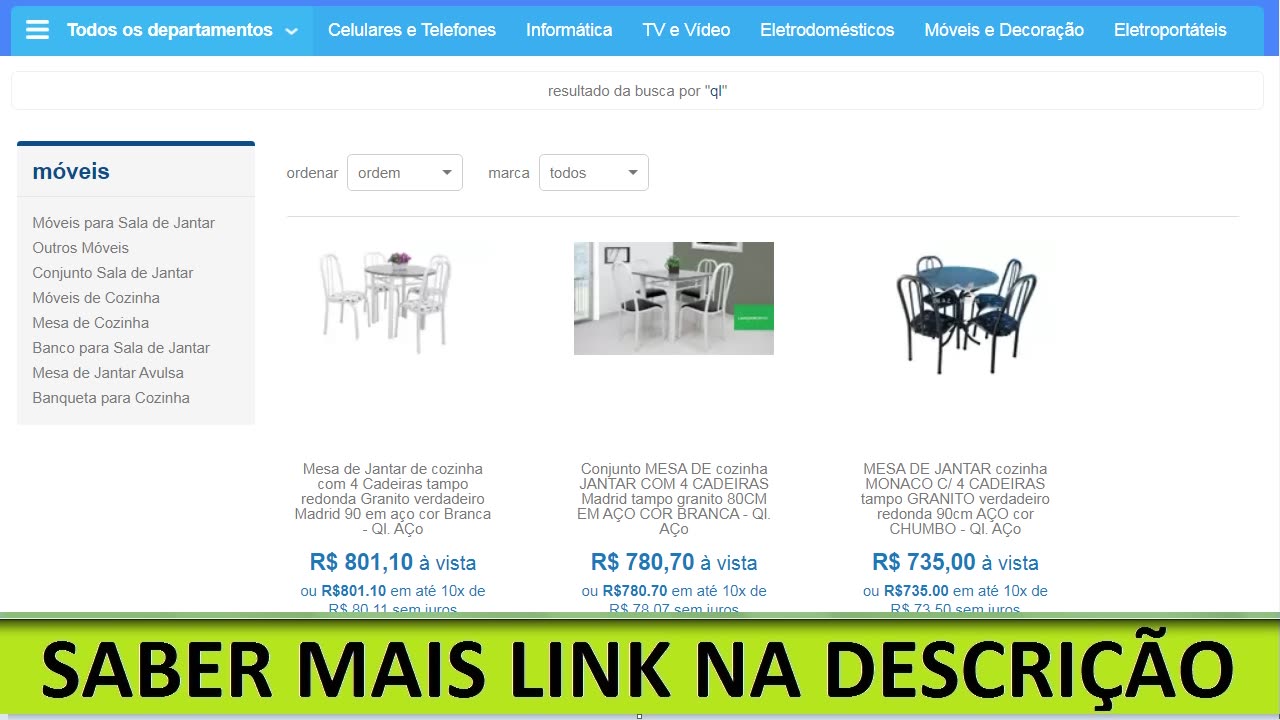 Mesa de Jantar de cozinha com 4 Cadeiras tampo redonda Granito verdadeiro Madrid 90