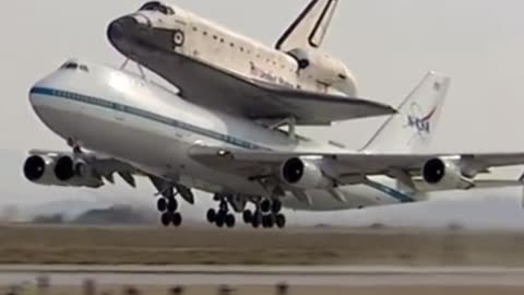 the plane takes the plane into the air