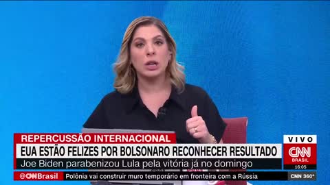 Estados Unidos estão felizes por Bolsonaro reconhecer resultado | CNN 360°