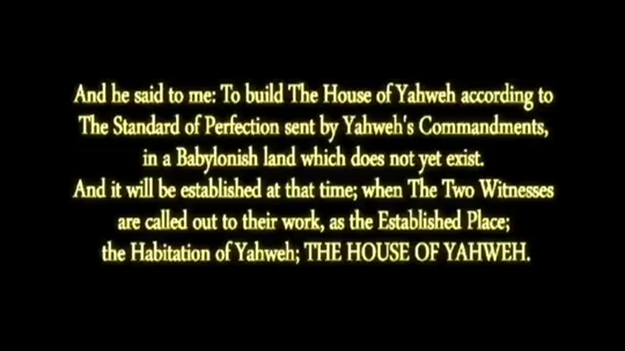 House of Yahweh Prophecy Film 5-27-23