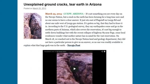 ground cracks