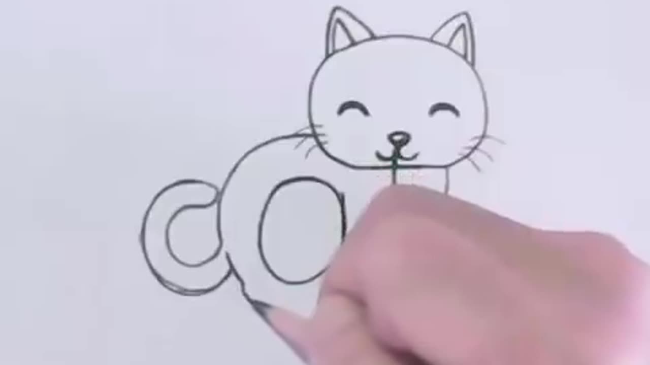 🔴 Very Easy! How to turn Words Cat Into a Cartoon Cat