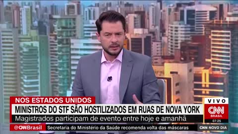 Manifestantes hostilizam ministros do STF na porta de hotel em Nova York | NOVO DIA