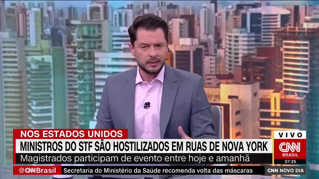 Manifestantes hostilizam ministros do STF na porta de hotel em Nova York | NOVO DIA