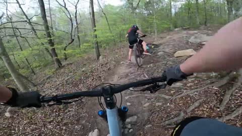 All girl mountain biker FAILS