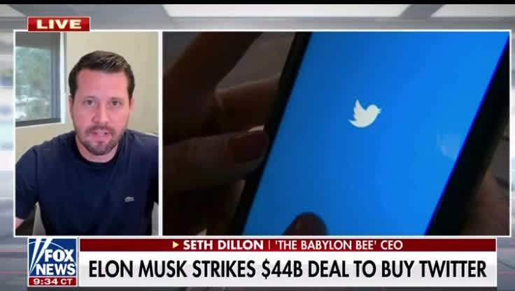 Seth Dillon Babylon Bee CEO discusses their ban from Twitter