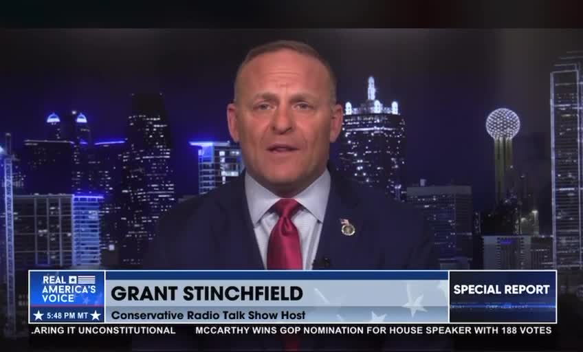 Grant Stinchfield: We Need a Strong Leader - Clean up Washington and Finish What He Started