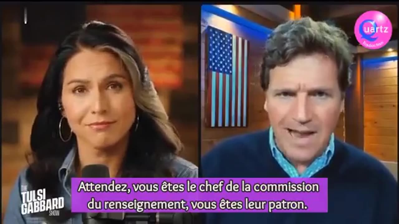 ▶ EXTRAIT-RQ (14 mai 2023) : TUCKER CARLSON partage deux anecdotes avec Tulsi Gabbard.