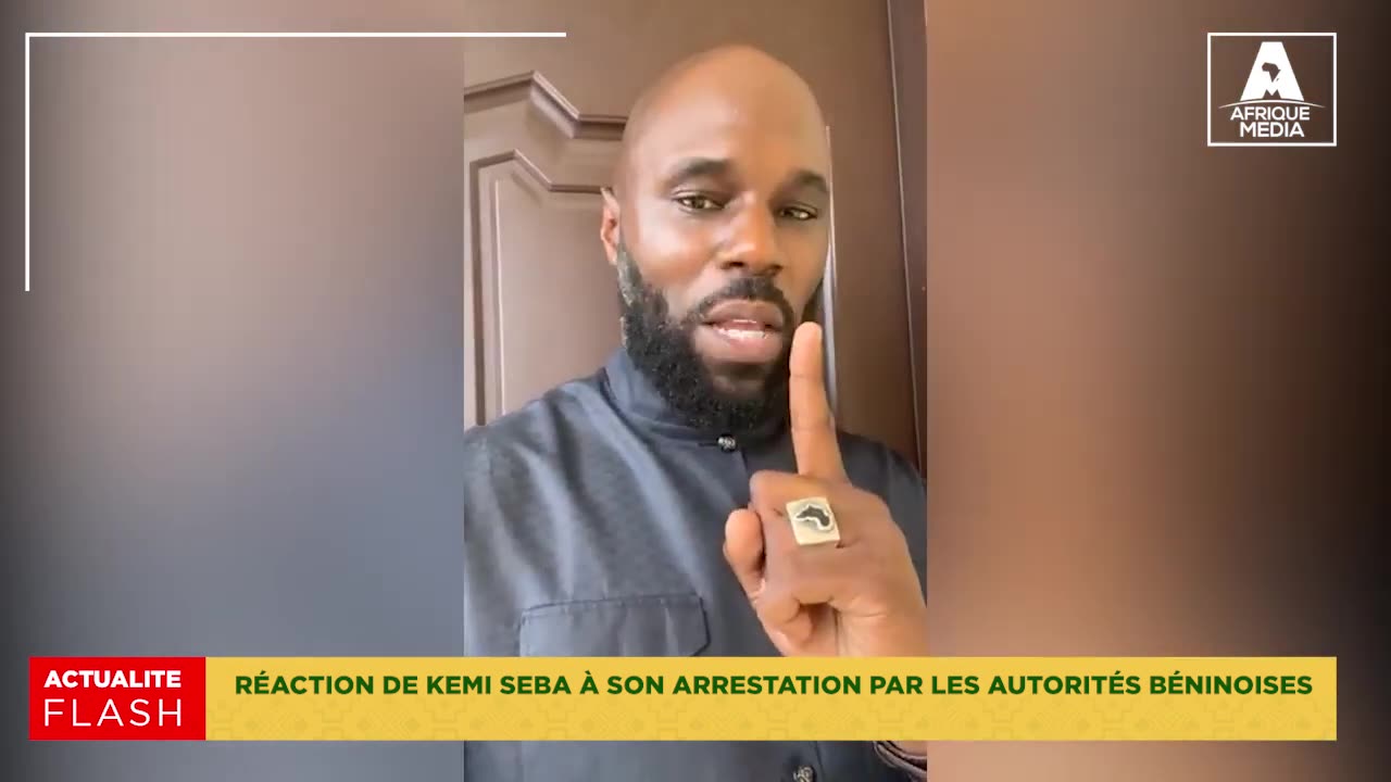 RÉACTION DE KEMI SEBA À SON ARRESTATION