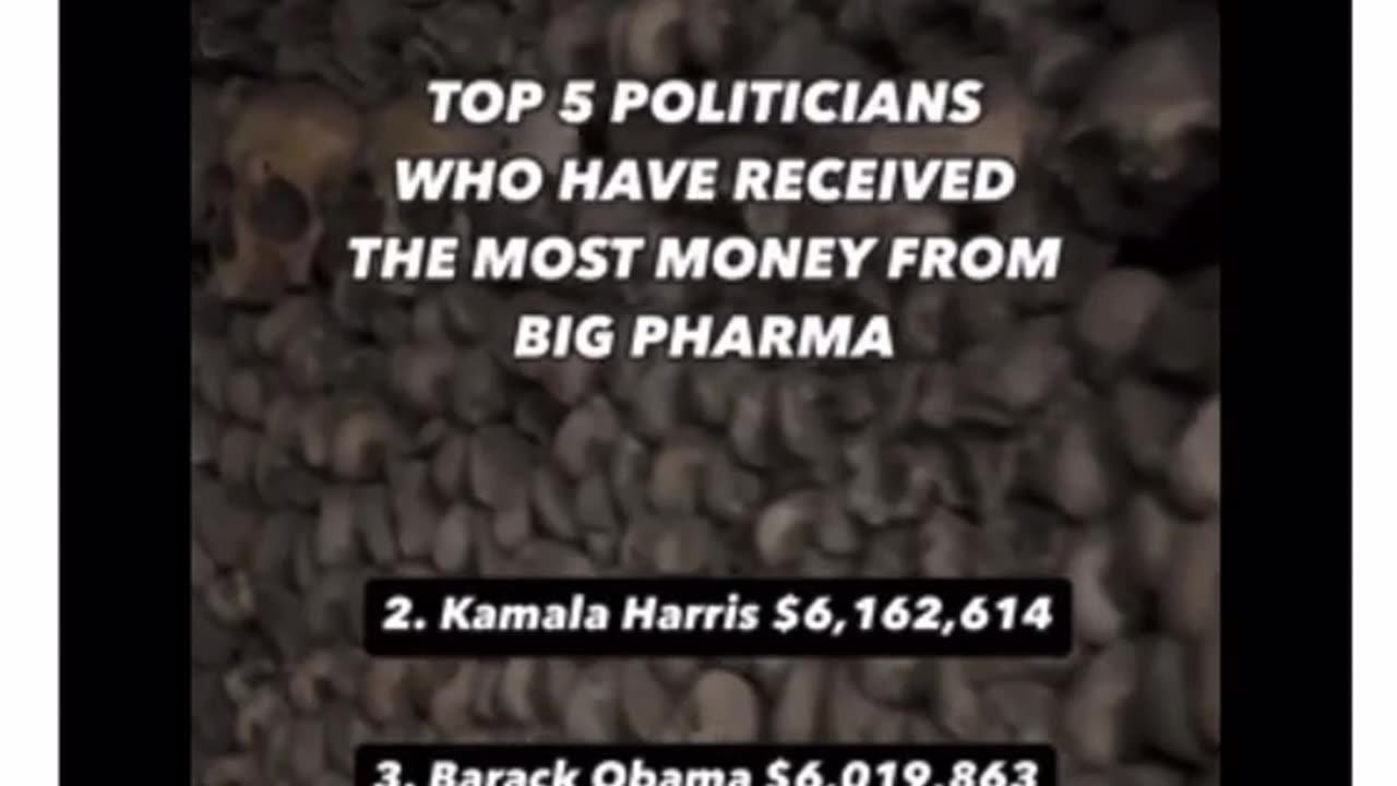 Big Pharma & Politicians In Their Pocket