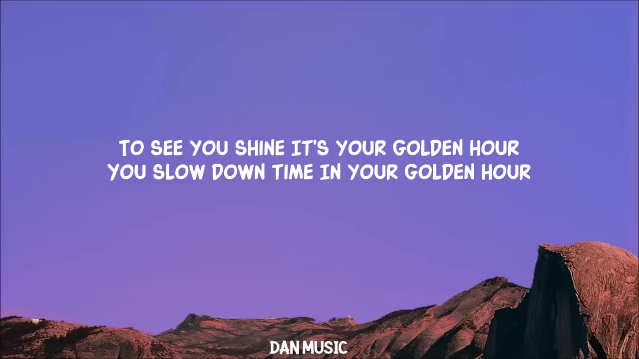 JVKE - golden hour (Lyrics)