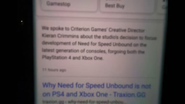 Need For Speed Unbound is NOT Sold on PS4 or Xbox One!