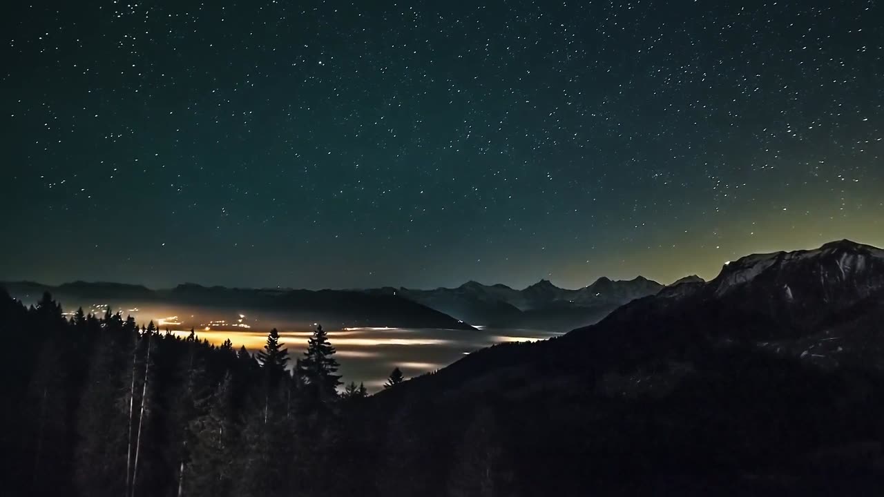 time lapse video of starry sky