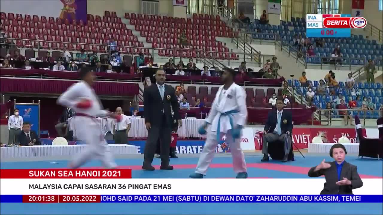 20 MEI 2022 BERITA PERDANA - SUKAN SEA HANOI_ MALAYSIA BERJAYA CAPAI SASARAN 36 PINGAT EMAS