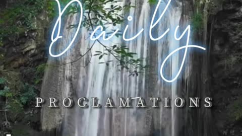 Daily Proclamation #10 Psalm 55:22
