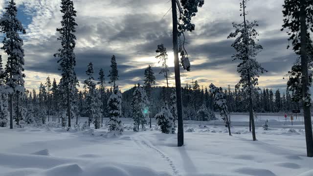 Vivid Sunrise – Central Oregon – Vista Butte Sno-Park – 4K