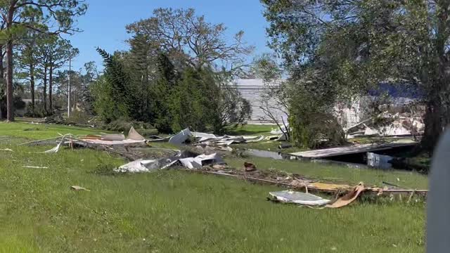 Hurricane Ian damage