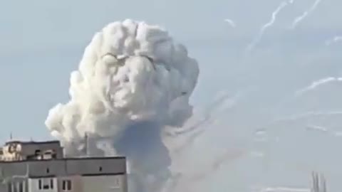 Airbase at Melitopol, Ukraine now reported to be under fire by the Russian invasion force